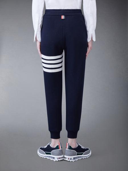 CASHMERE WAFFLE 2003 4-BAR SWEATPANTS NAVY