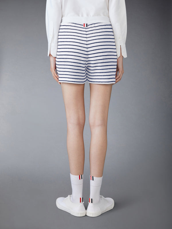 TEXTURED COTTON SHORTS - image 2