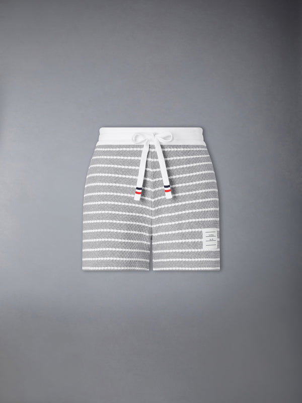 STRIPED HONEYCOMB SHORTS - featured image