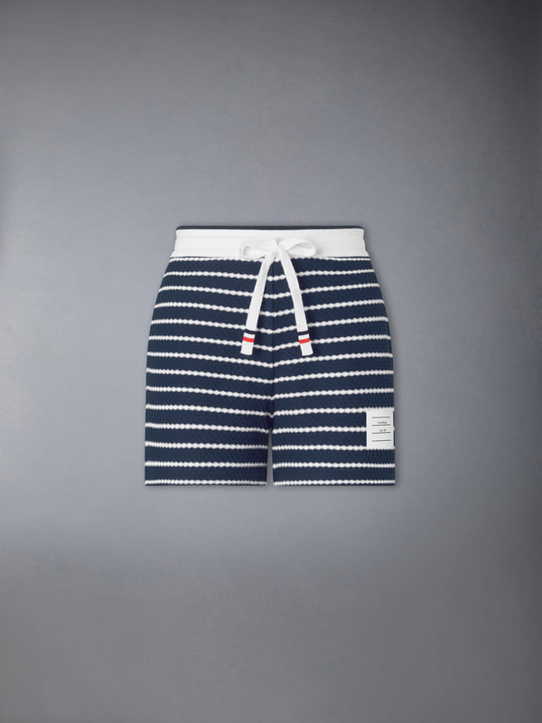 STRIPED HONEYCOMB SHORTS - featured image