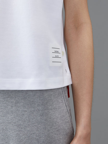 JERSEY BOXY FIT POCKET TEE WHITE