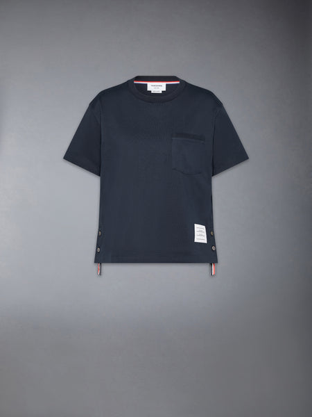 JERSEY BOXY FIT POCKET TEE NAVY