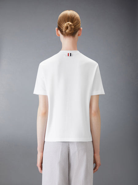 CLASSIC PIQUE 4-BAR TEE WHITE