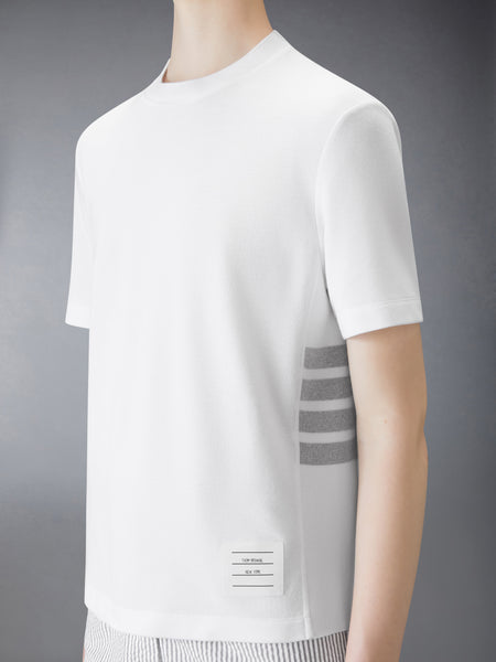 CLASSIC PIQUE 4-BAR TEE WHITE