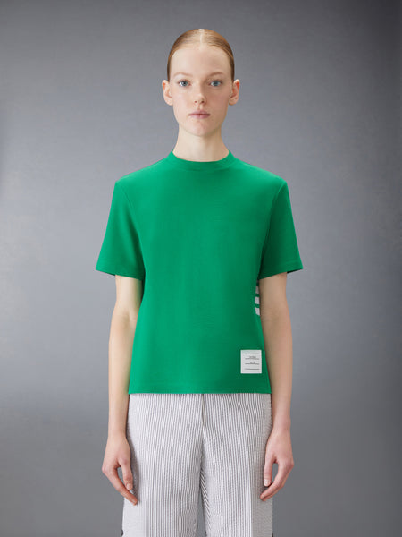 CLASSIC PIQUE 4-BAR TEE LT GREEN