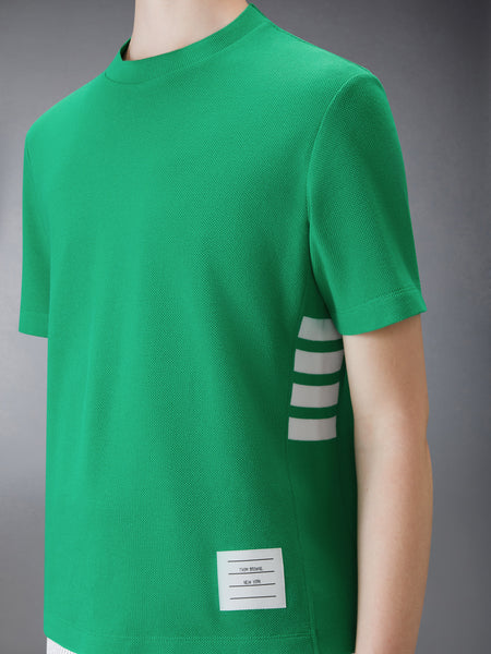 CLASSIC PIQUE 4-BAR TEE LT GREEN