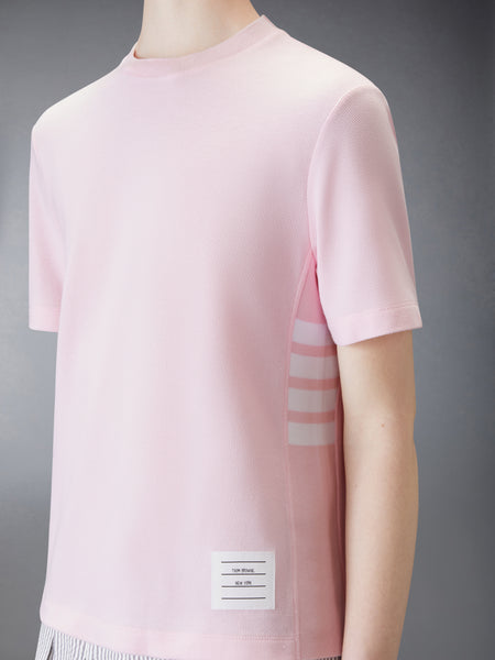 CLASSIC PIQUE 4-BAR TEE LT PINK