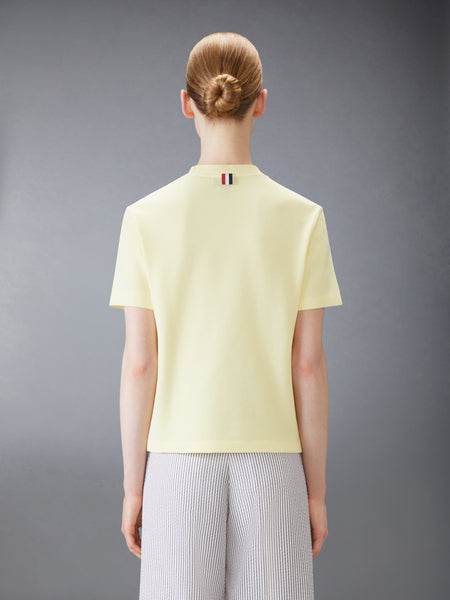 クラシック ピケ 4-BAR Tシャツ 黄色