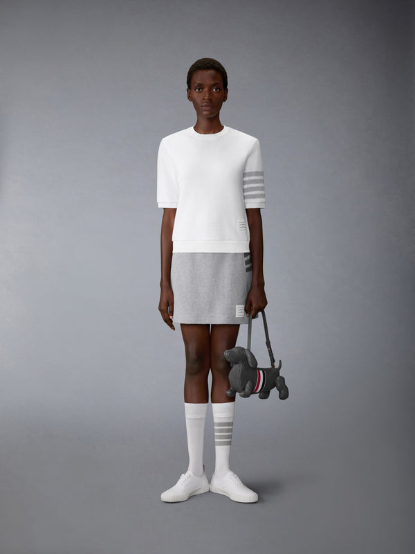 TEXTURED COTTON PIQUE 4-BAR TEE - image 3