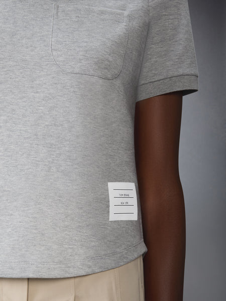 COTTON MILANO POCKET TEE LT GREY