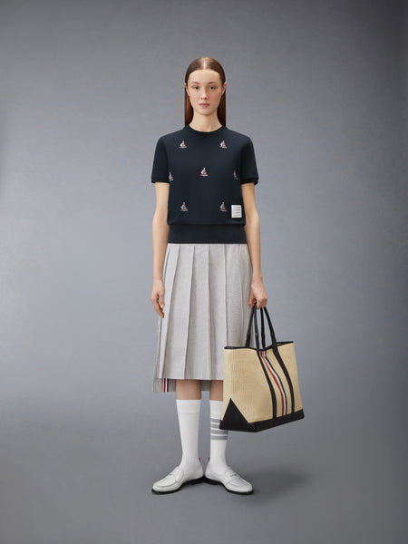 COTTON MILANO SAILBOAT RIB TEE 네이비