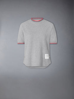 PIQUE RWB TIPPING TEE