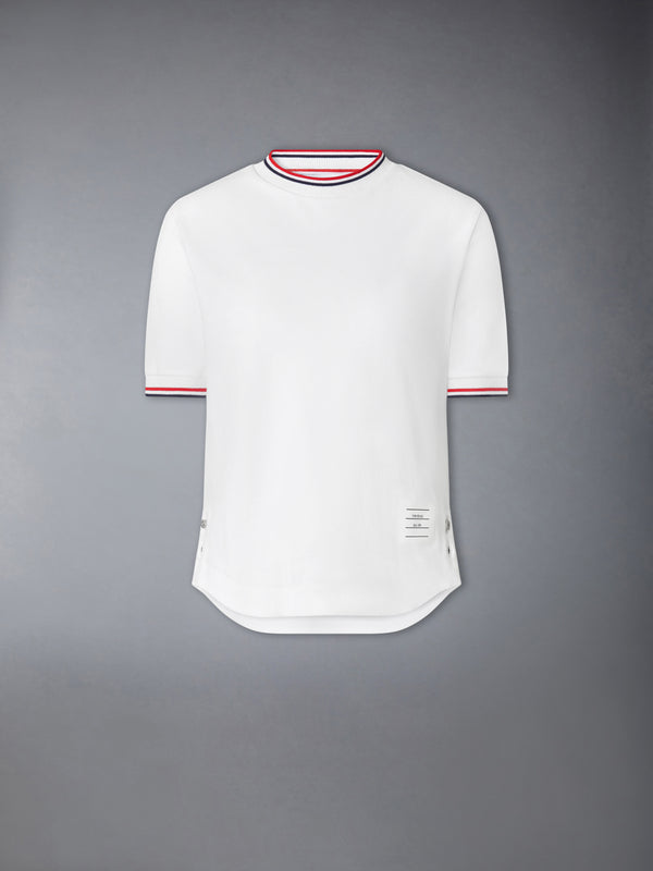PIQUE RWB TIPPING TEE - featured image