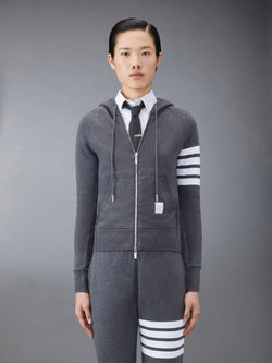 CLASSIC LOOPBACK 4-BAR ZIP HOODIE
