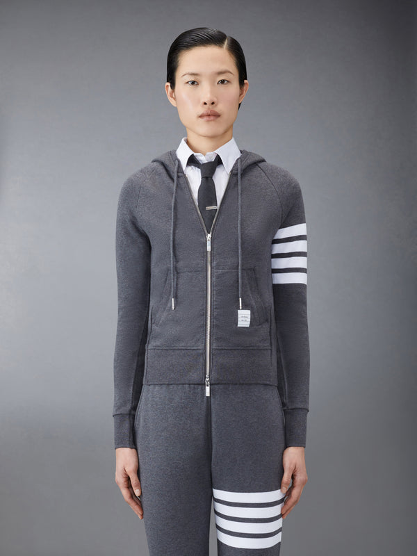 CLASSIC LOOPBACK 4-BAR ZIP HOODIE - featured image