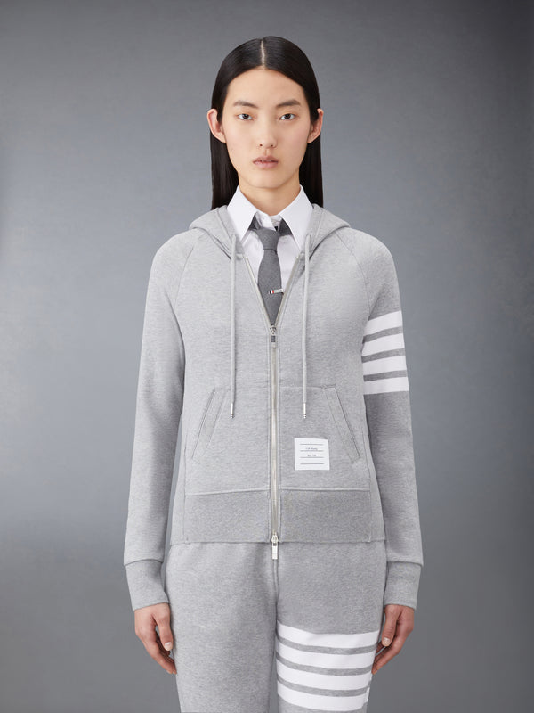 CLASSIC LOOPBACK 4-BAR ZIP HOODIE - featured image
