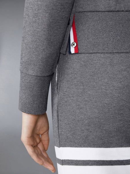 CLASSIC LOOPBACK 4-BAR SWEATSHIRT DARK GREY