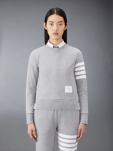 CLASSIC LOOPBACK 4-BAR SWEATSHIRT LT GREY