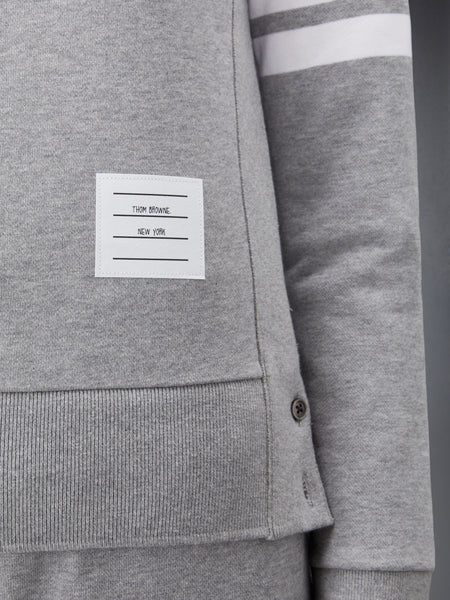 CLASSIC LOOPBACK 4-BAR SWEATSHIRT LT GREY