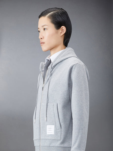 CLASSIC LOOPBACK RWB ZIP HOODIE LT GREY