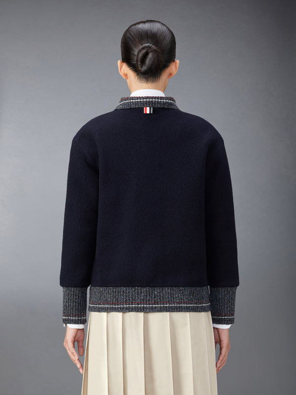 WOOL FLEECE CARDIGAN - image 2