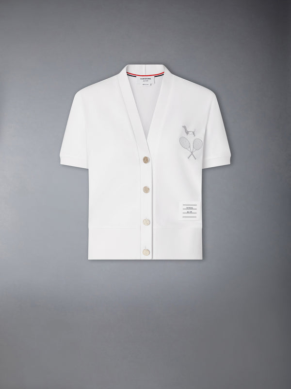 JERSEY EMBROIDERY CARDIGAN - featured image