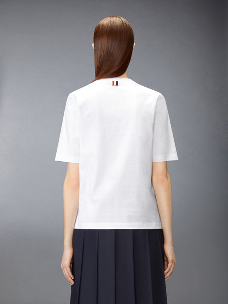 JERSEY EMBROIDERY TEE WHITE
