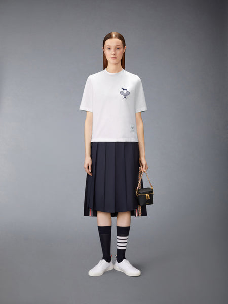 JERSEY EMBROIDERY TEE WHITE