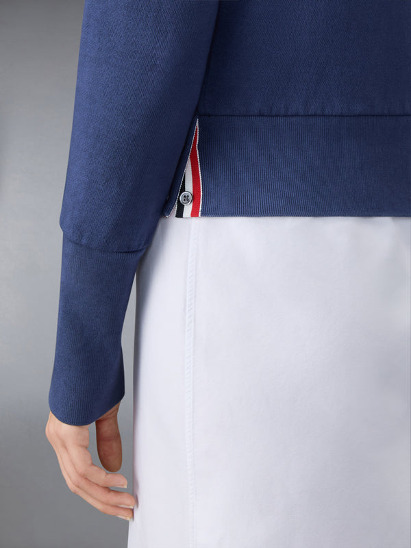 LOOPBACK 4-BAR SHRUNKEN HOODIE - image 4