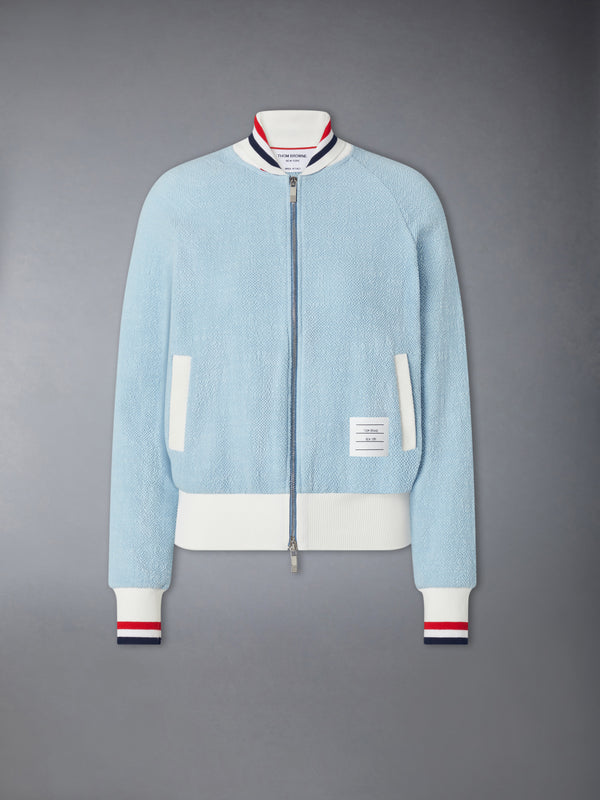 COTTON TWEED RWB CUFF BOMBER JACKET - featured image