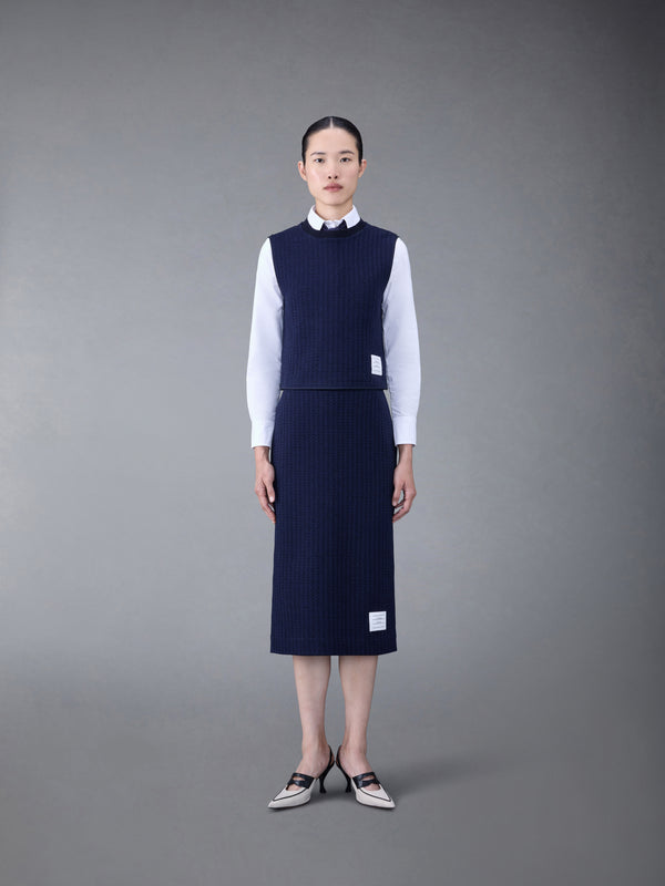 GINGHAM JACQUARD SHELL TOP - image 3
