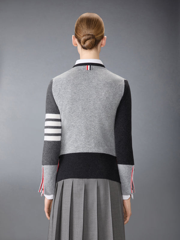 FUNMIX CASHMERE 4-BAR PULLOVER - image 3