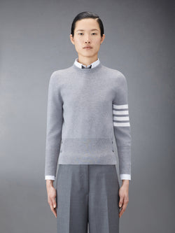 MILANO STITCH MERINO WOOL 4-BAR PULLOVER