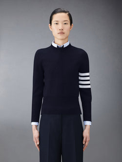 MILANO STITCH MERINO WOOL 4-BAR PULLOVER