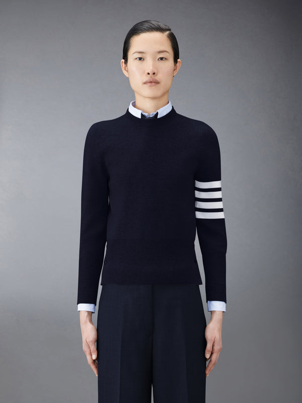 MILANO STITCH MERINO WOOL 4-BAR PULLOVER - featured image
