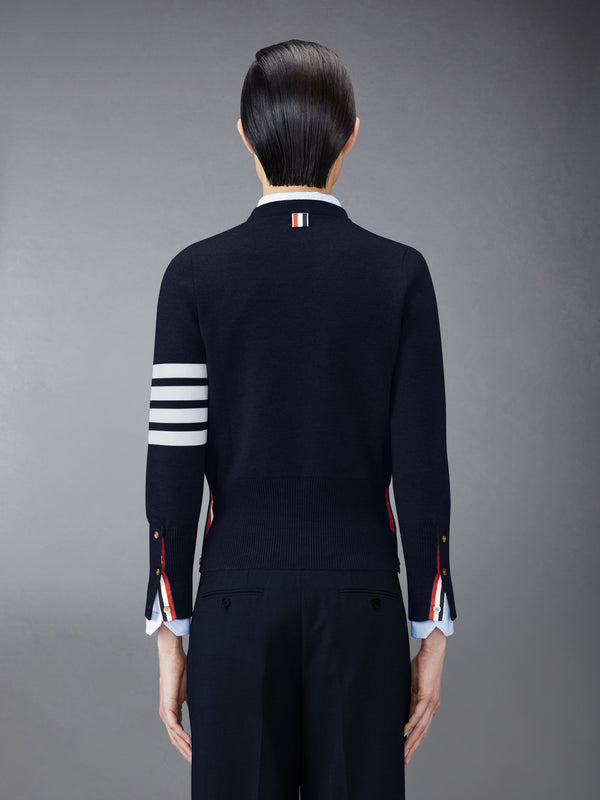 MILANO STITCH MERINO WOOL 4-BAR PULLOVER - image 2