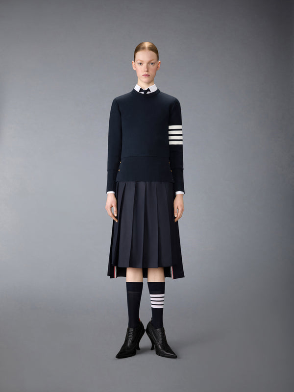 MILANO STITCH COTTON CREPE 4-BAR PULLOVER - image 2