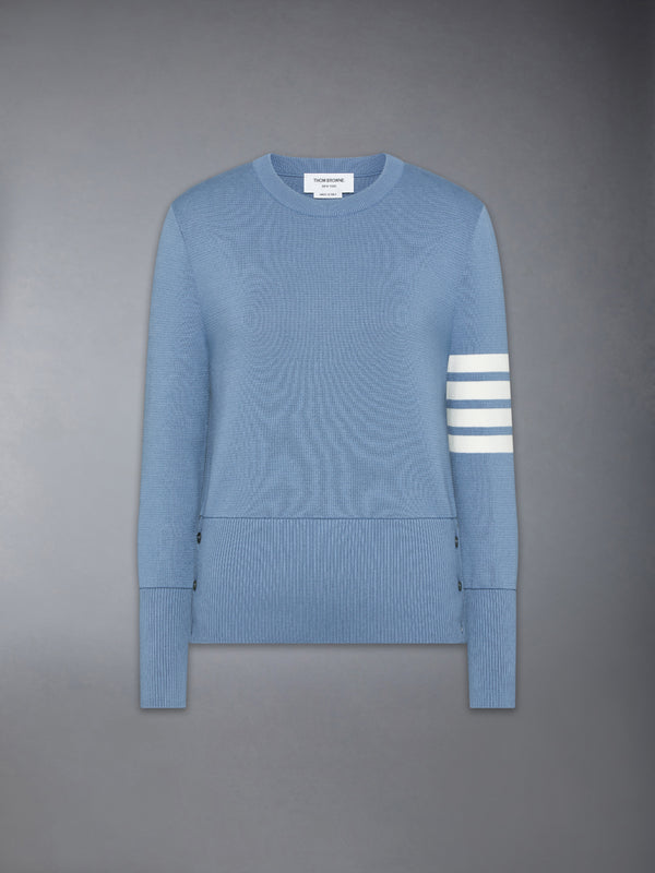 MILANO STITCH COTTON CREPE 4-BAR PULLOVER - featured image