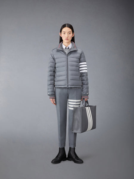 MERINO WOOL 4-BAR RELAXED FIT PULLOVER LT GREY
