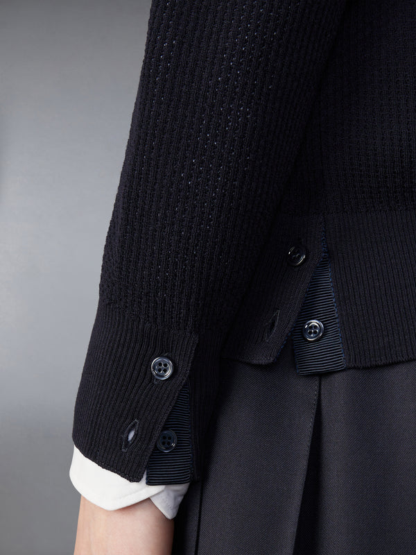 WOOL CREPE 4-BAR RELAXED FIT PULLOVER - image 4