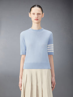 MERINO WOOL JERSEY STITCH 4-BAR TEE