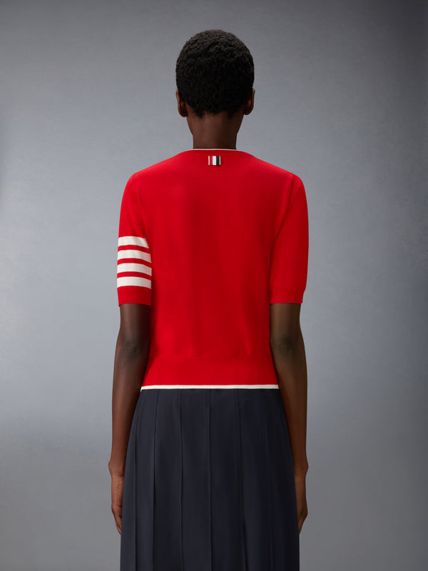 MERINO WOOL 4-BAR SHORT SLEEVE PULLOVER - image 2
