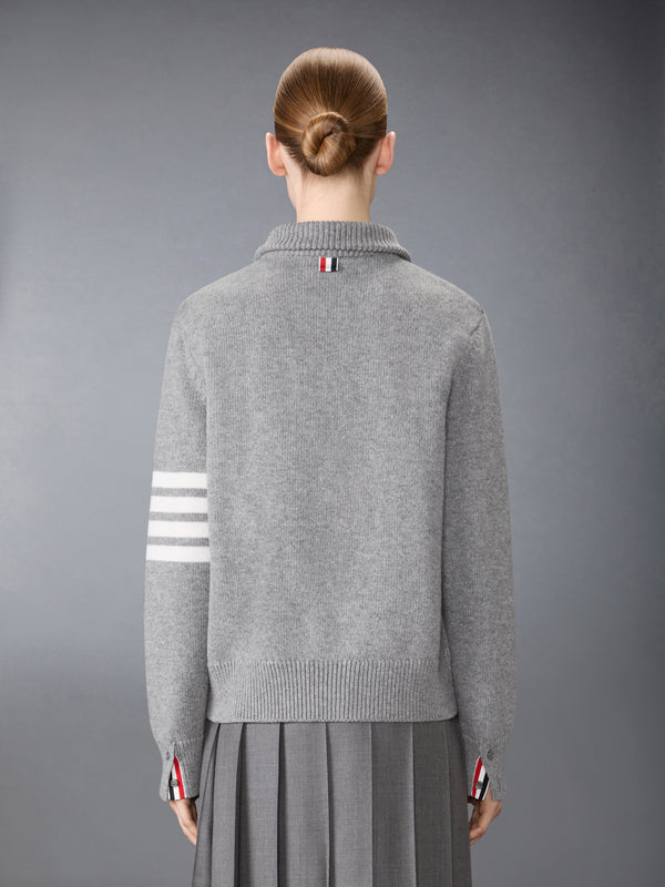 JERSEY STITCH MERINO WOOL 4-BAR PULLOVER - image 2