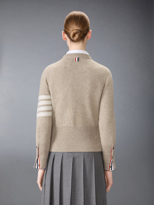 JERSEY STITCH SHETLAND WOOL 4-BAR PULLOVER - image 2