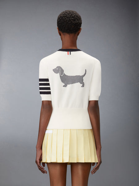 JERSEY HECTOR INTARSIA 4-BAR TEE 화이트