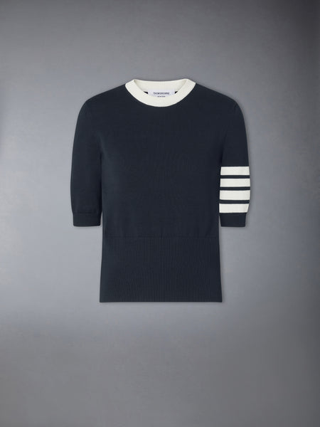JERSEY HECTOR INTARSIA 4-BAR TEE ネイビー