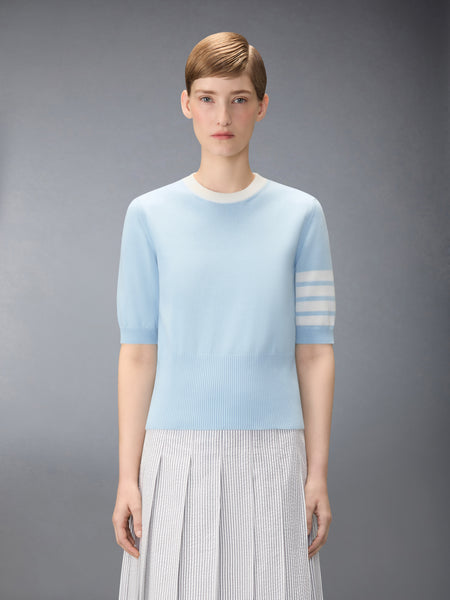 JERSEY HECTOR INTARSIA 4-BAR TEE 라이트 블루