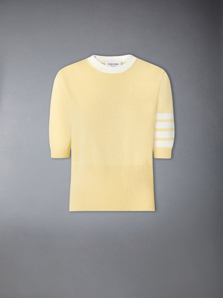 JERSEY HECTOR INTARSIA 4-BAR TEE 라이트 옐로
