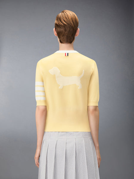 JERSEY HECTOR INTARSIA 4-BAR TEE 라이트 옐로
