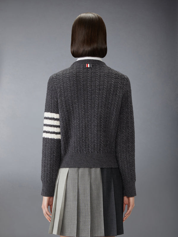 MERINO WOOL 4-BAR INTARSIA ANCHOR PULLOVER - image 2